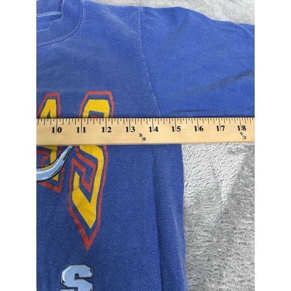 Vintage 80s Dallas Texas Short Sleeve T Shirt Men's Size Small Blue - Picture 8 of 10